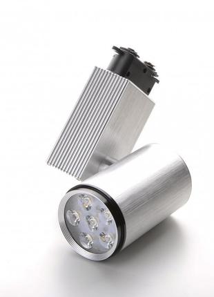 Трековий світильник led-205/6x3w nw silver