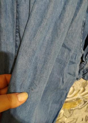 Подарок к покупке, джинсовый брючный комбинезон большого размера.10 фото
