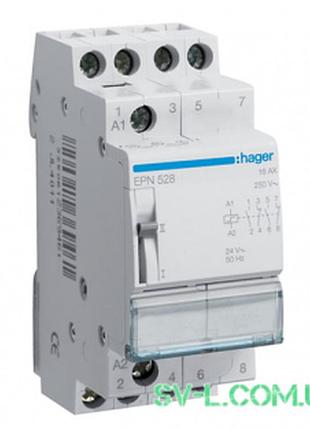 Імпульсне реле 24v/16a 2но+2нз 2м epn528 hager