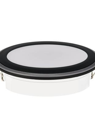 Світильник вмонтований parker-12 12w чорний