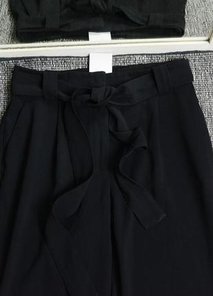 Новые черные брюки с поясом h&amp;m9 фото