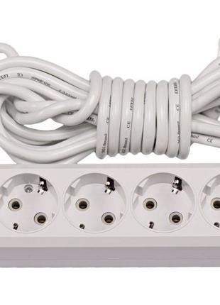 Мережевий подовжувач luxel 4 розетки 3м із заземленням (7153) ...
