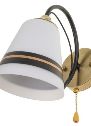 Бра 60w lk-702w/1 e27 ab+bk