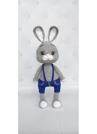 Зайчик зайченя іграшка ручної роботи хендмейд rabbit toy