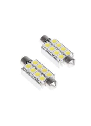 Лампочка led festoon 42mm 8 pcs cw smd5050