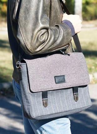 Портфель для ноутбука 15" grey recycled