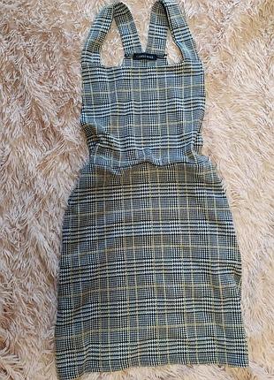 Сарафан в клетку