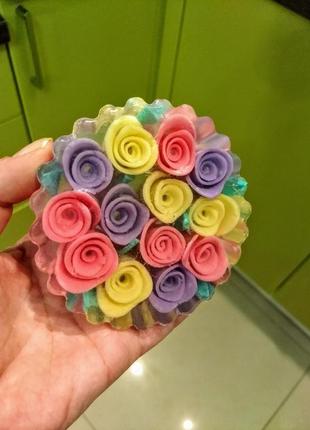 Букет троянд,мило ручної роботи,подарунок на будь-яке свято4 фото