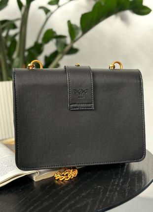 Сумка для дівчини 👜 pinko classic love bag icon simply black/gold люкс якість7 фото