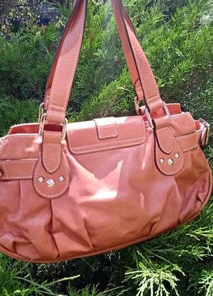 Longchamp  кожаная сумка3 фото