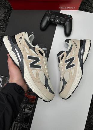 Мужские кроссовки new balance 990 v3 качество высокое, удобные в носке легкие и повседневные кроссовки5 фото