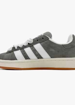 Топові жіночі кросівки adidas campus 00s grey/white2 фото