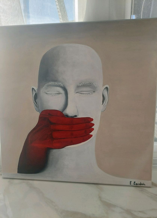 Картина " не болтай".