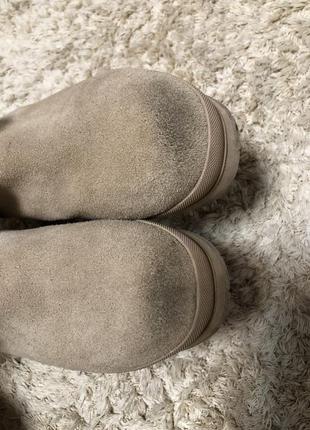 Зимові теплі чобітки з натуральної замші. розмір 392 фото