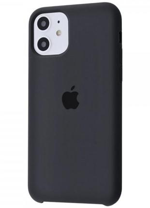 Чохол silicone case для iphone 11 charcoal gray (силіконовий ч...