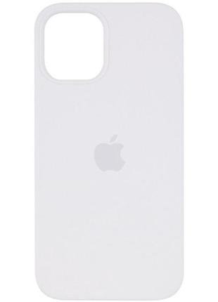 Чохол full silicone case для iphone 12 pro max white (силіконо...