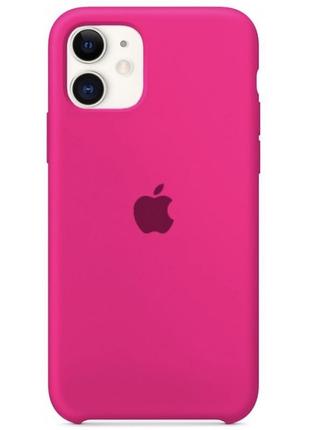 Чохол silicone case для iphone 11 barbie pink (силіконовий чох...
