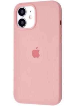 Чохол full silicone case для iphone 12 / 12 pro pink (силіконо...