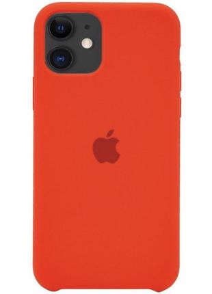 Чохол silicone case для iphone 11 red (силіконовий чохол черво...