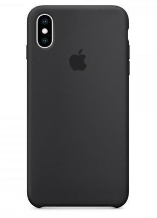 Чохол silicone case для iphone xs max charcoal gray (силіконов...