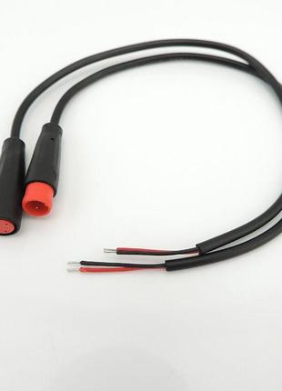 Роз'єм julet mini 2pin герметичний папа-мама з проводками