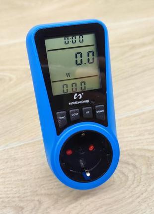 Лічильник електроенергії, ватметр для розетки nashone