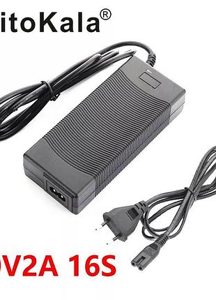 Зарядний пристрій liitokala для li-ion акумулятора 16s 60 в (6...