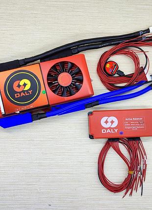 Плата smart bms daly 16s 48 вольтів 300 а для lifepo4 акумулят...