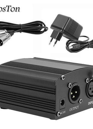 Фантомне живлення для конденсаторного мікрофона 48 вольт від м...