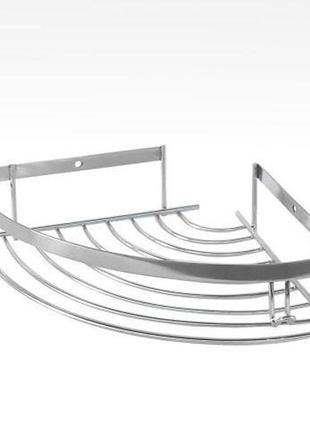 Полиця для ванної з немагнітної неіржавкої сталі (22x22 см)