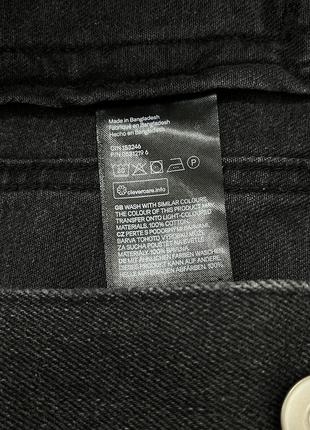 Черная джинсовая куртка женская h&m р.468 фото