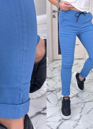 Брюки джинс котон 9