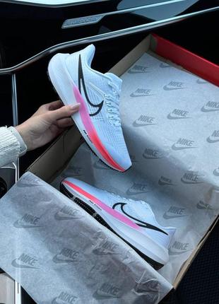 Жіночі кросівки найк аір зум nike air zoom white black rainbow4 фото