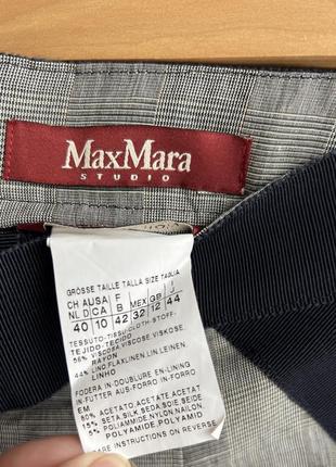 Классическая серая юбка в клетку миди max mara с жилеткой безрукавкой massimo other stories arket9 фото