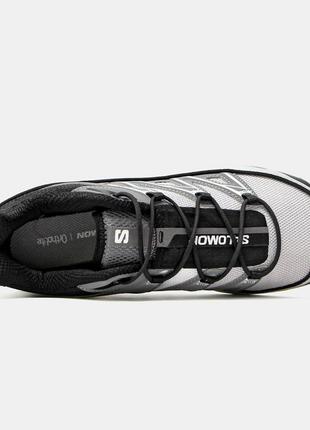 Чоловічі кросівки salomon xt-6 expanse grey black6 фото