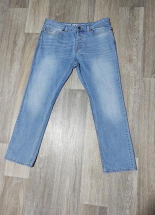 Мужские светло-синие джинсы / denim co / штаны / брюки / мужская одежда / чоловічий одяг /