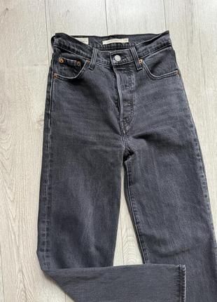 Levi's premium оригинальные прямые джинсы высокая посадка6 фото