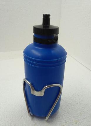 Фляга велосипедна 500мл + фляготримач