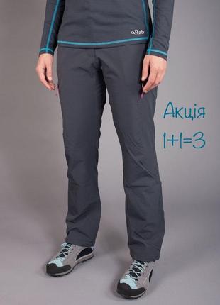 Акція 🎁 трекінгові штани rab sawtooth pants wmns beluga серого кольору the north face mammoth1 фото