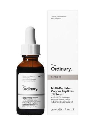 The ordinary - multi-peptide + copper peptides 1% - пептидна сироватка для обличчя - 30ml3 фото