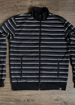 Розпродаж carhartt ® mens track striped jacket оригінал олімпійка1 фото