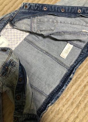 Джинсова курточка джинсовка h&m на дівчинку 98 р3 фото