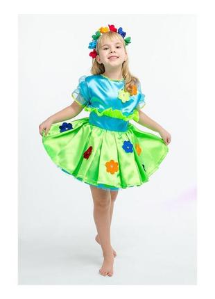 Дитячий карнавальний костюм "букет квітів" для дівчинки2 фото