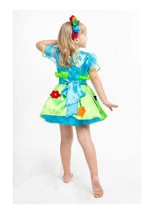 Дитячий карнавальний костюм "букет квітів" для дівчинки4 фото