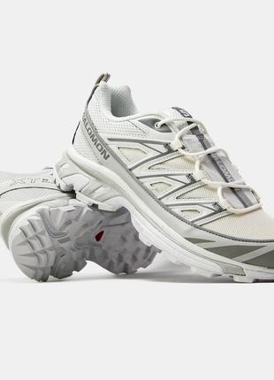 Мужские кроссовки salomon xt-6 expanse white grey7 фото