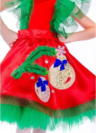 "ялинкова іграшка" карнавальний костюм для дівчинки6 фото