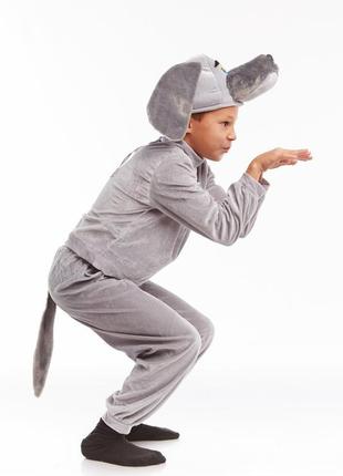 Дитячий карнавальний костюм "сірий пес"1 фото