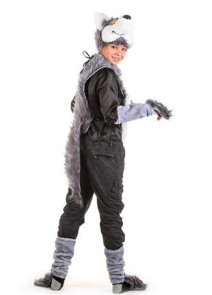 Дитячий костюм "сірий вовк"1 фото