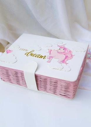 “pink unicorn”- скринька для прикрас1 фото