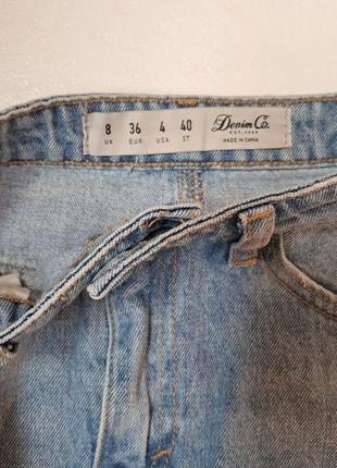 Юбка джинсовая с вышивкой волшебная4 фото